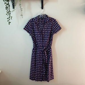 Brooks Brothers Navy Floral Dress
